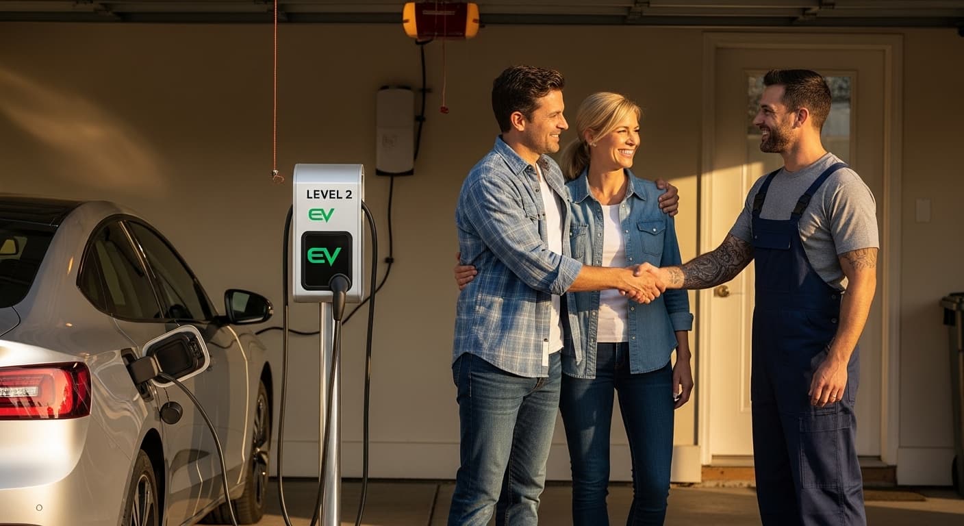 Maple Grove EV charger installation